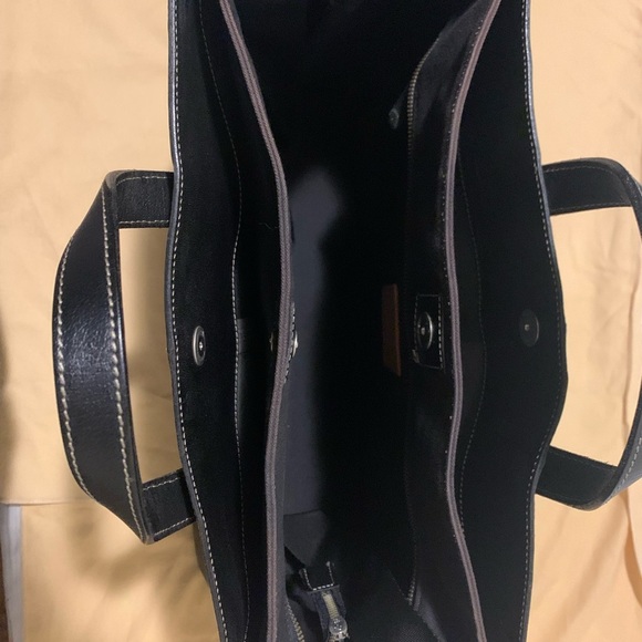 Frank Daniel Black Leather Men's Bag - Picture 10 of 16